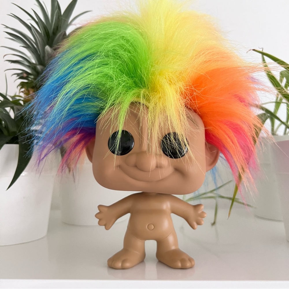 Funko Pop 10” Rainbow Troll Vinyl Figure